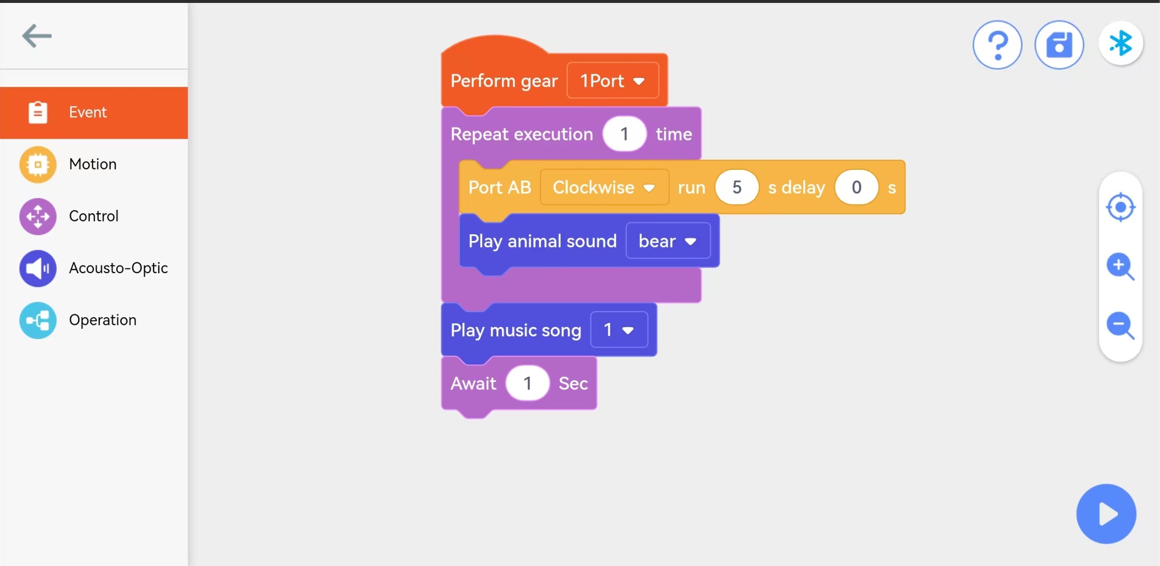 Smartt Block Coder Scratch graphic programming